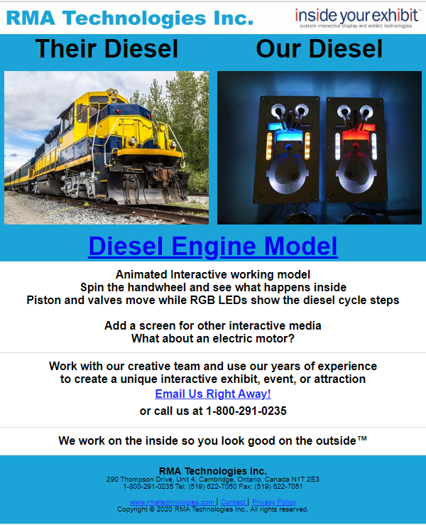 animated interactive diesel engine working model