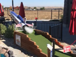 rocket golf hole