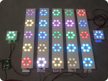 led touch sensor panels