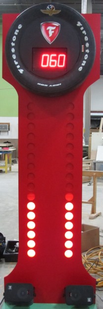 pumping plunger led display