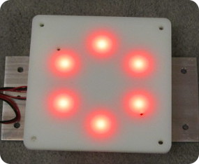 RGB LED color touch sensor, red