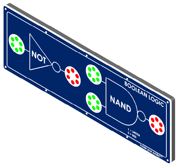 Boolean logic interactives not nand gates