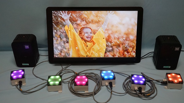 ScanAndPlay media player, RGB touch sensors for kids exhibits