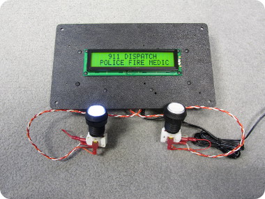 LCD text display